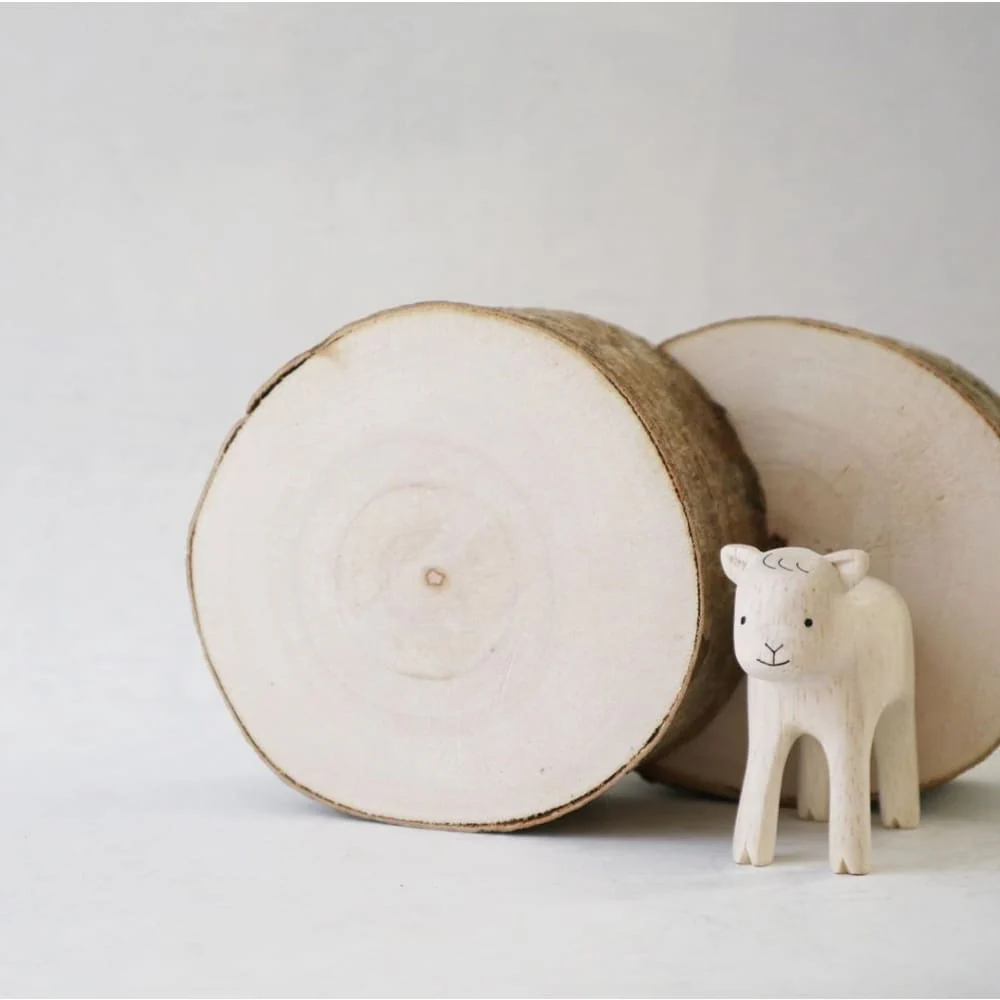 Figurine Brebis en Bois - Image 4