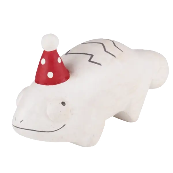Figurine Caméléon de Noël