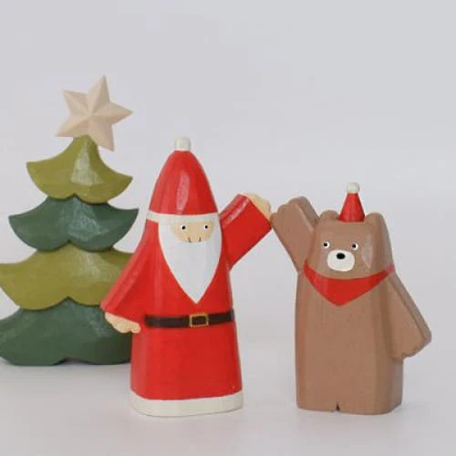 Figurine en bois - Bons amis de Noël - Top-là Père Noël - Image 7