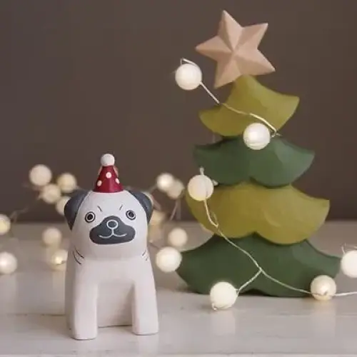 Figurine en bois â Carlin â NoĂ«l - Image 5