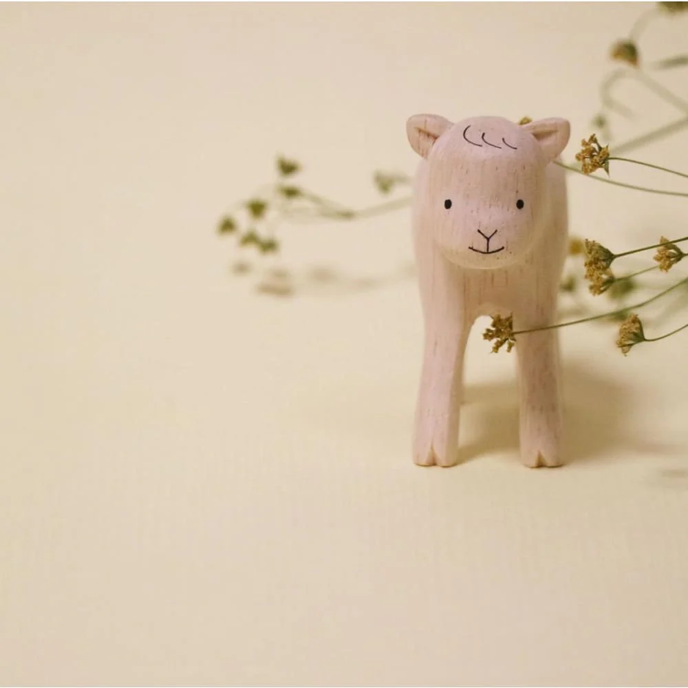 Figurine en bois - Chevreau - Image 2