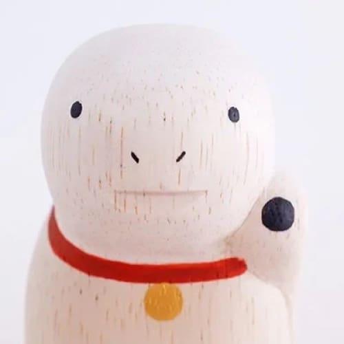 Figurine en bois - Collection zodiaque - Maneki Hebi - Image 2