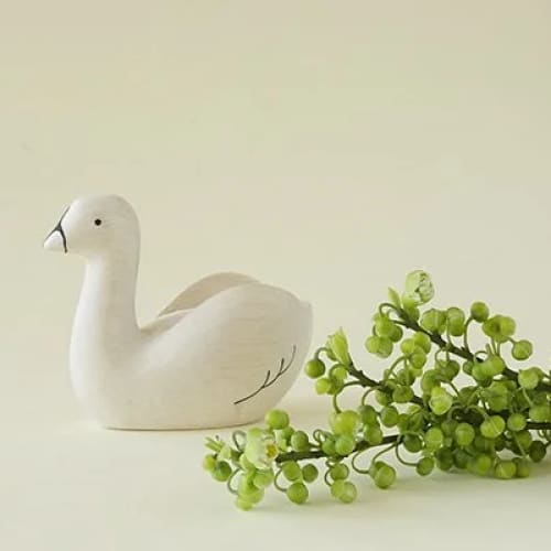 Figurine en bois - Cygne - Image 2