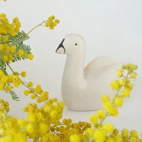 Figurine en bois - Cygne - Image 3