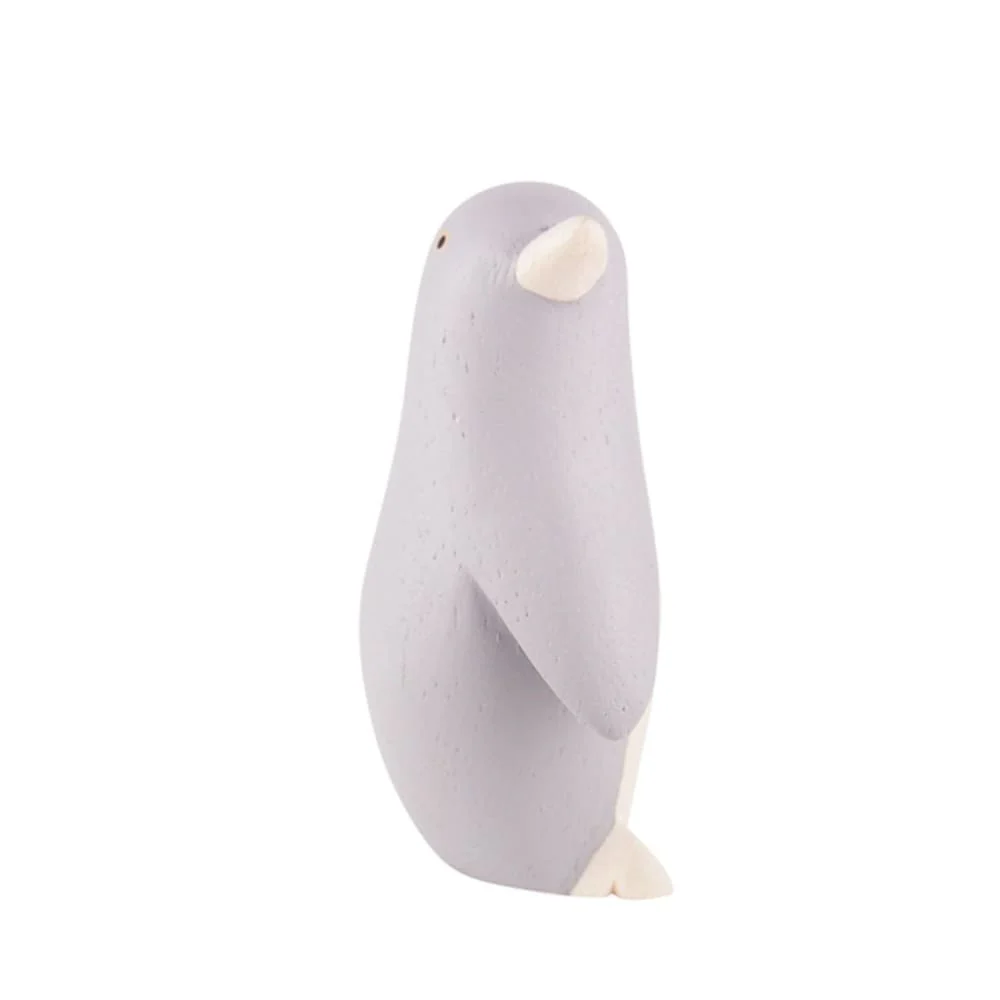 Figurine en bois été - Penguin gris - Image 2