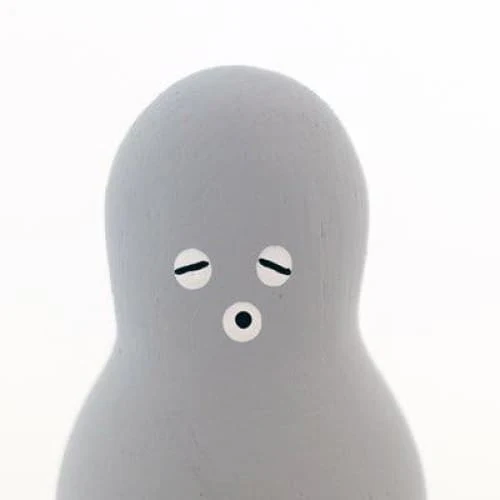 Figurine en bois été - Poulpe gris - Image 2