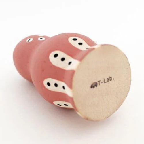 Figurine en bois été - Poulpe rose - Image 3