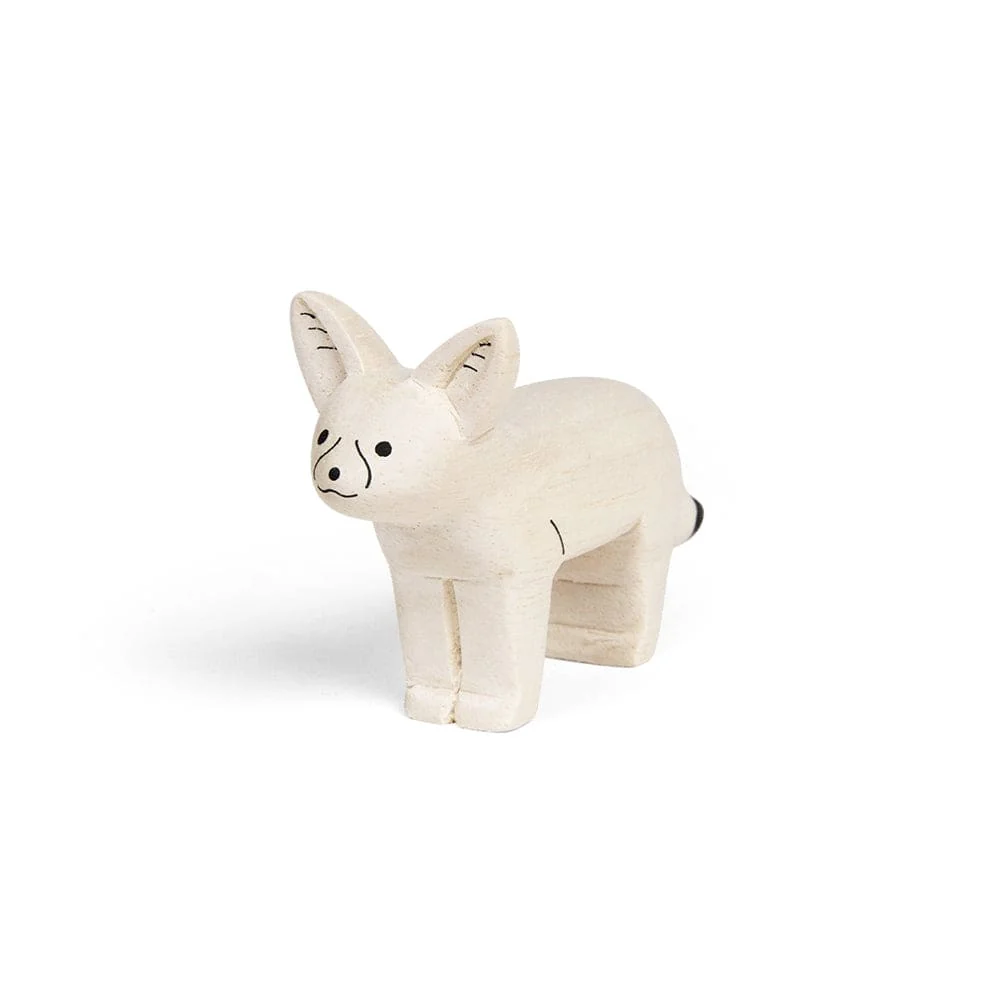 Figurine en bois Fennec