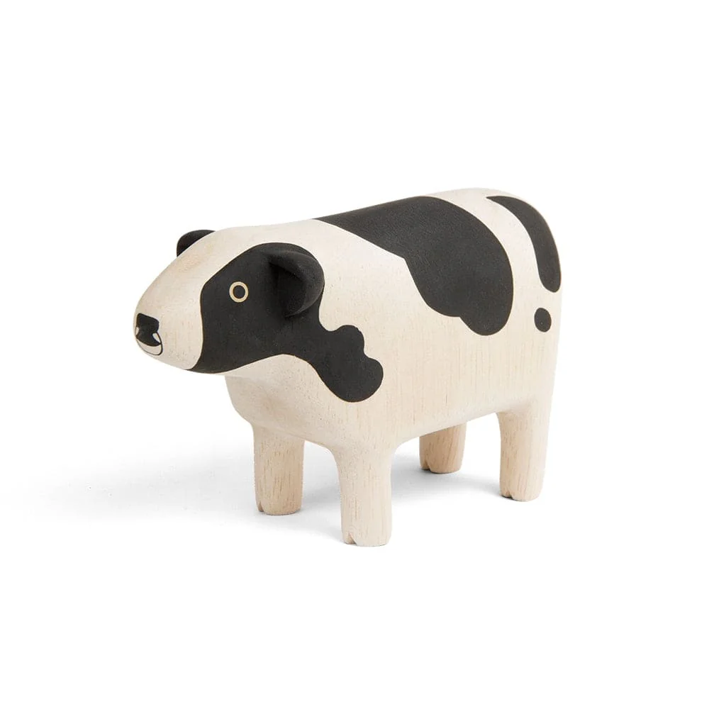 Figurine en bois grande taille - Vache