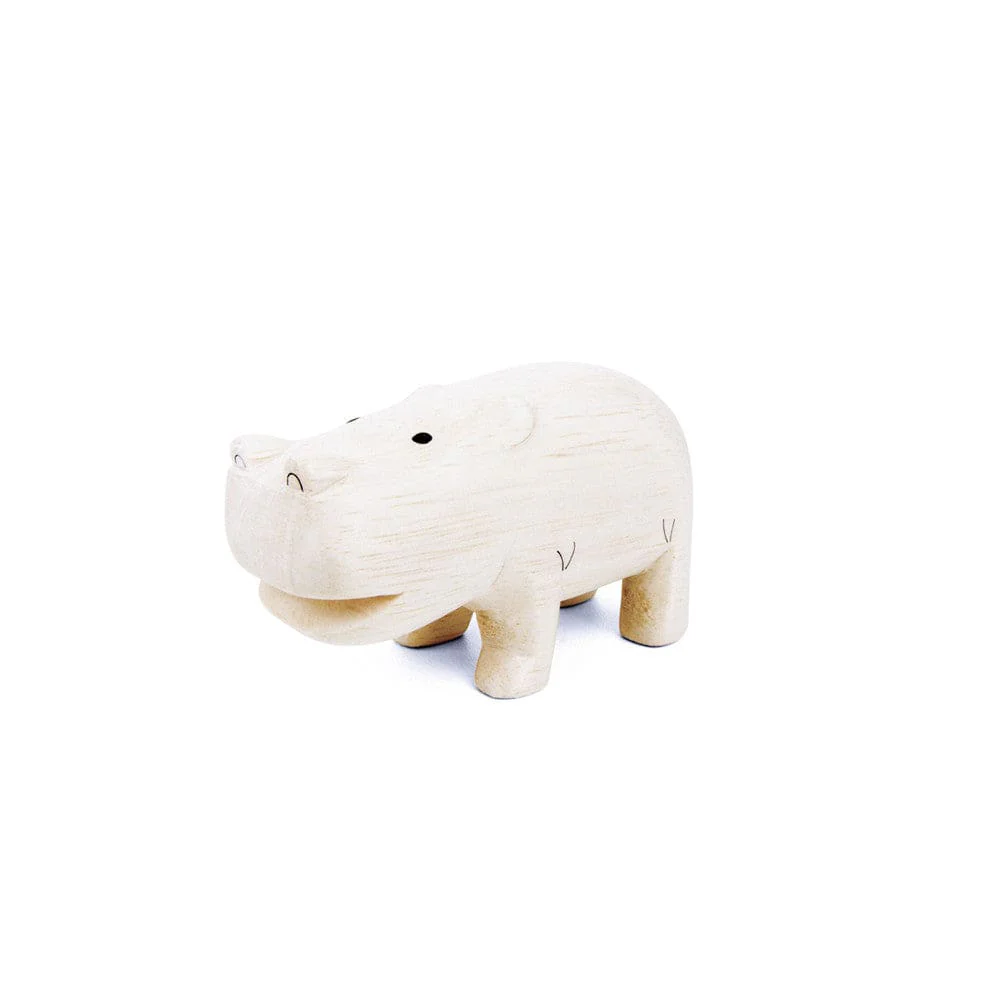 Figurine en bois - Hippopotame