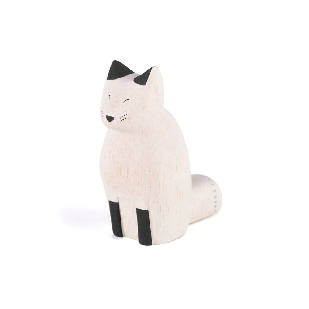 Figurine en bois - Kitsune