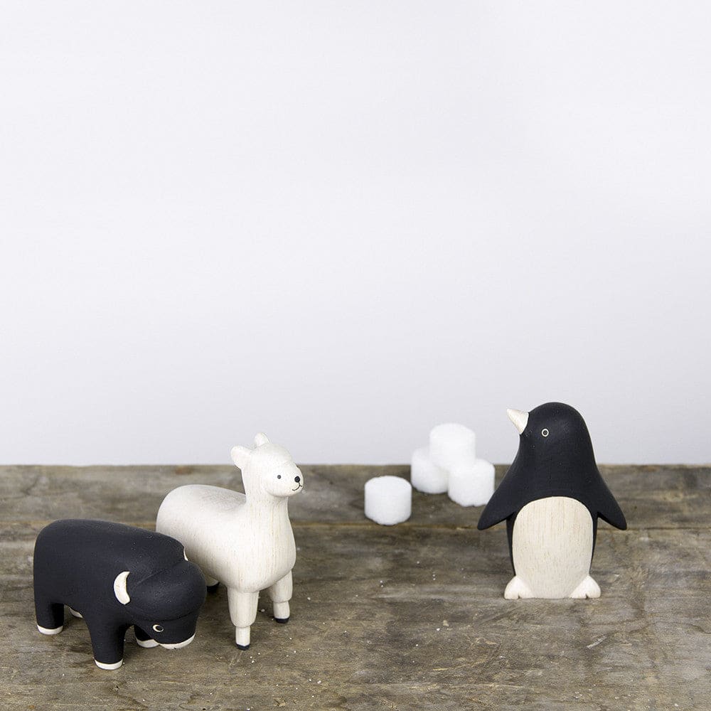 Figurine en bois - Lama - Image 2
