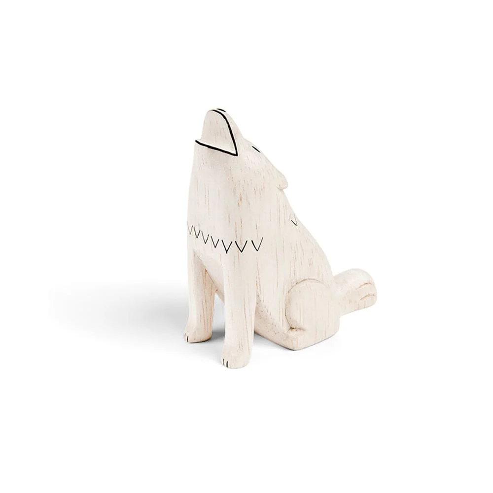 Figurine en bois - Loup
