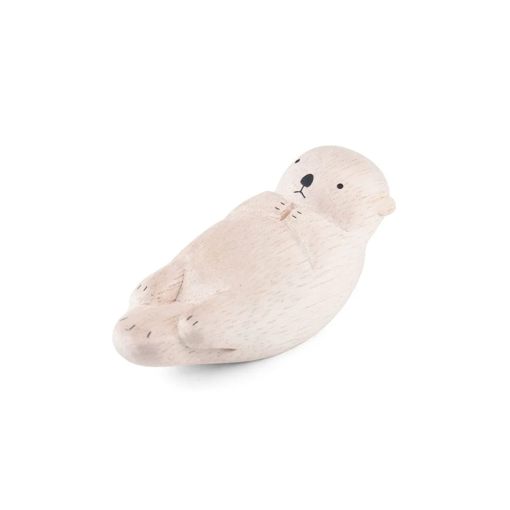 Figurine en bois - Loutre de Mer