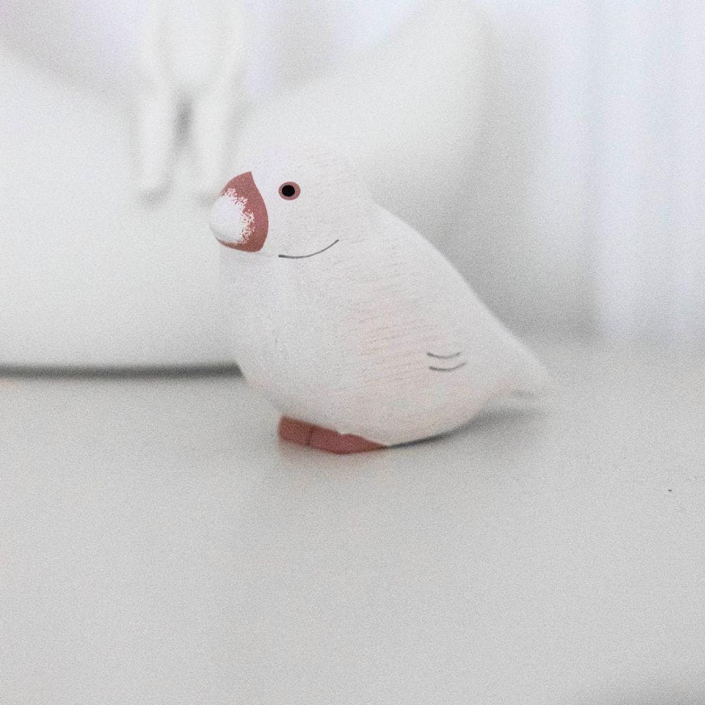 Figurine en bois - Moineau ava - Image 3