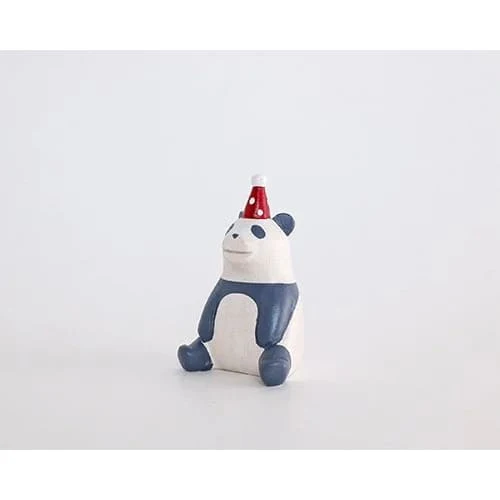 Figurine en Bois - Noël Pole pole - Panda adulte - Image 2