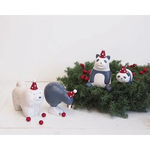 Figurine en Bois - Noël Pole pole - Panda adulte - Image 7