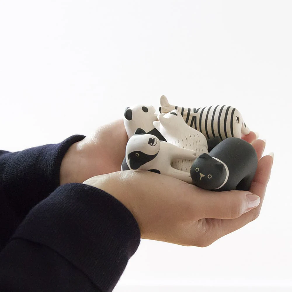 Figurine en bois - Panda - Image 3