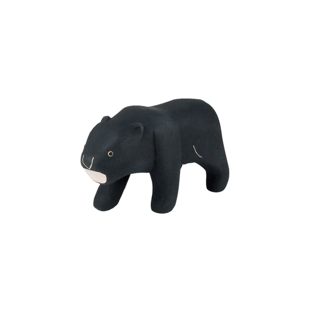 Figurine en bois - Panthère noire