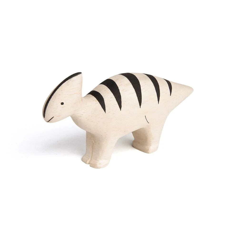 Figurine en bois - Parasaurolophus