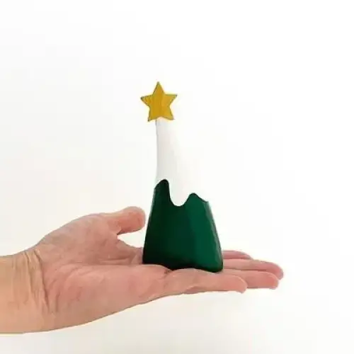 Figurine en bois – Sapin – Noël Nakayoshi S - Image 3