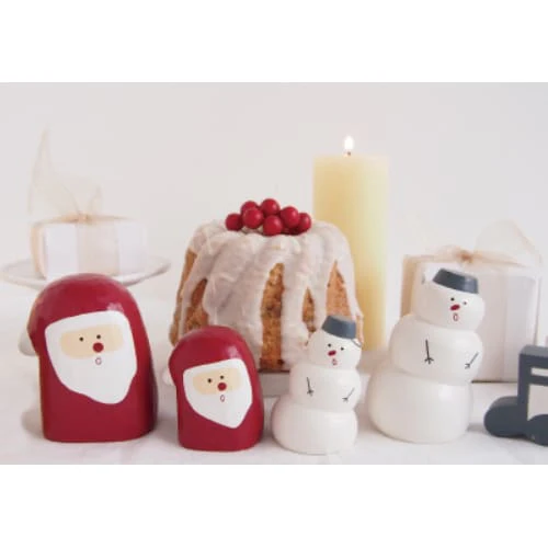 Figurine en Bois - Série Jingle Bells - Père Noël Taille L - Image 2