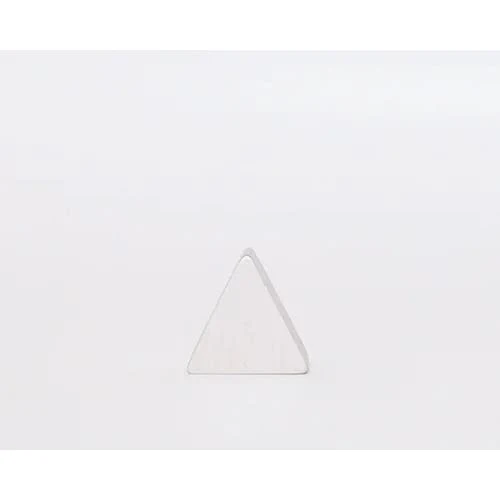 Figurine en Bois triangulaire - PÚre Noël - Argenté - Image 3
