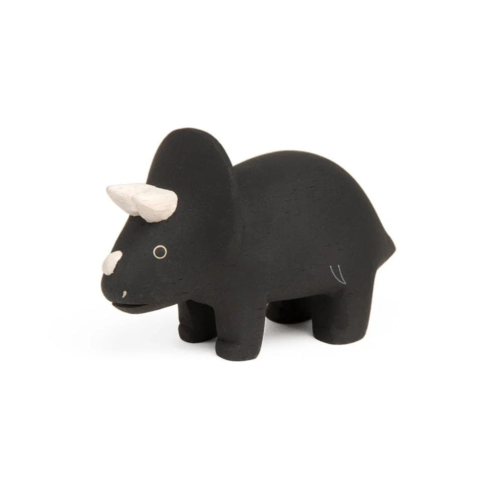 Figurine en bois - Triceratops
