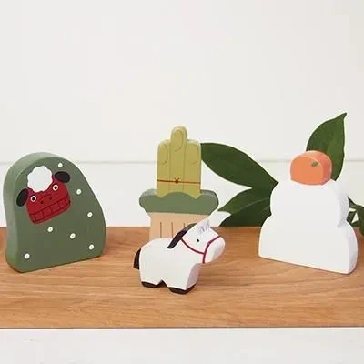 Figurine en bois – UMA – Collection Nouvel An - Image 4