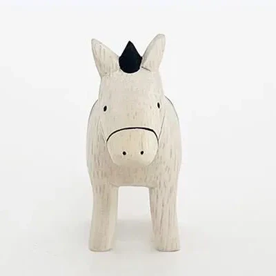 Figurine en bois – UMA noir – Collection Polepole Animal - Image 3
