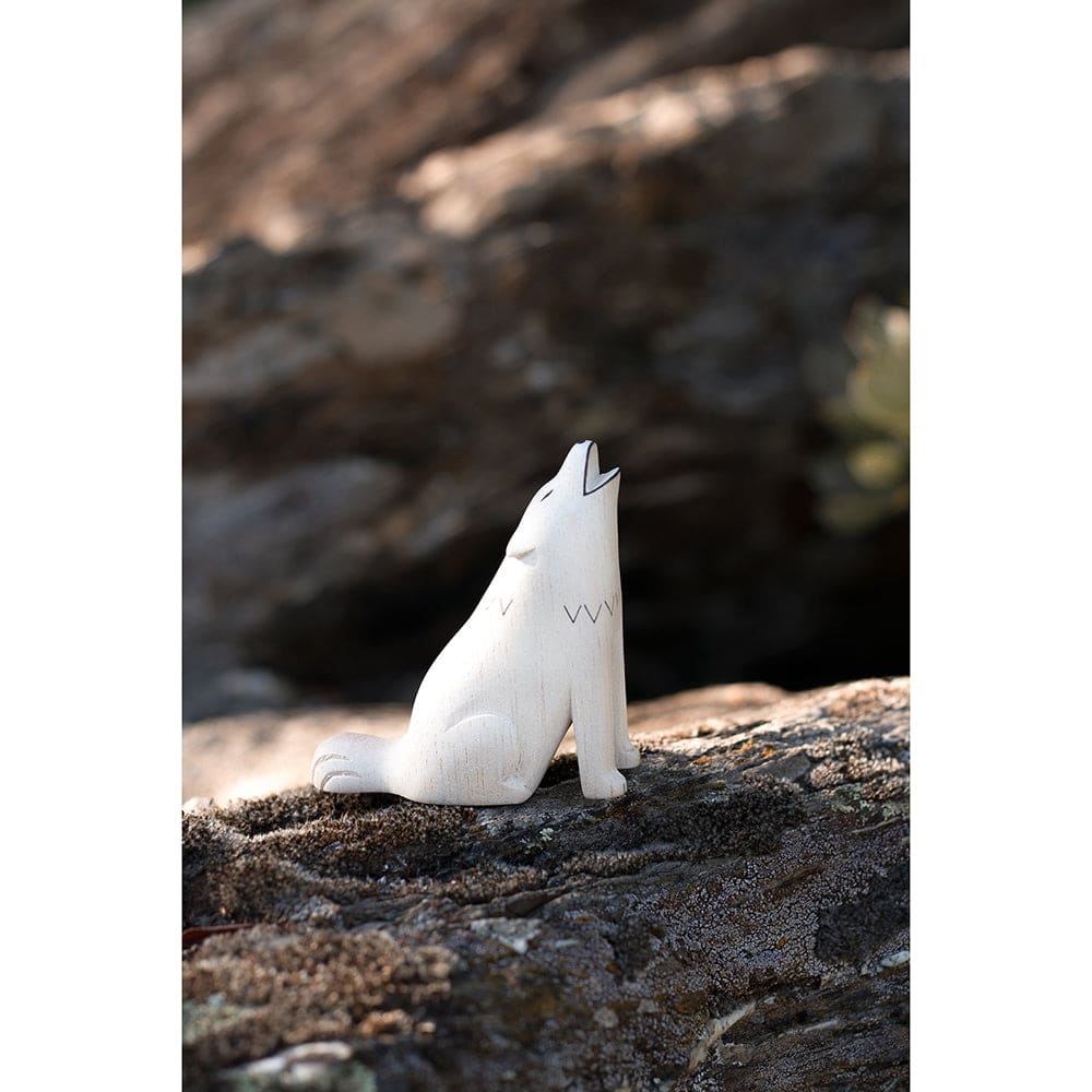 Figurine Loup en Bois - Image 3