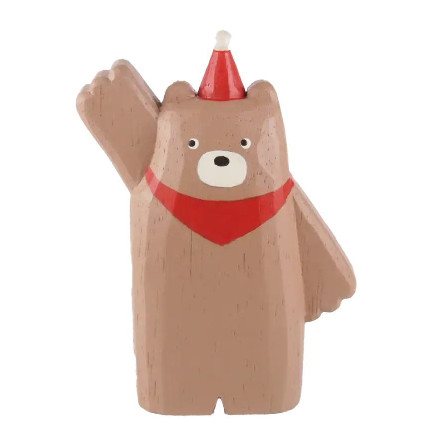 Figurine Ours T-Lab High Touch de Noël en Bois