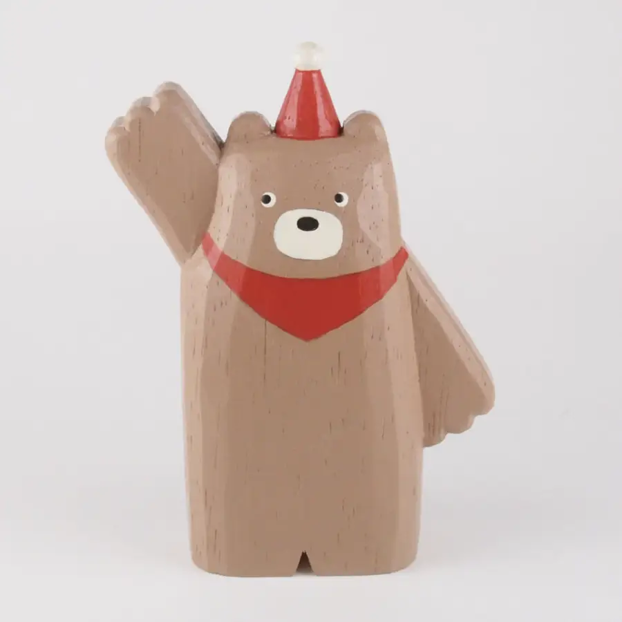 Figurine Ours T-Lab High Touch de Noël en Bois - Image 5