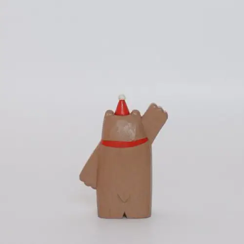 Figurine Ours T-Lab High Touch de Noël en Bois - Image 7