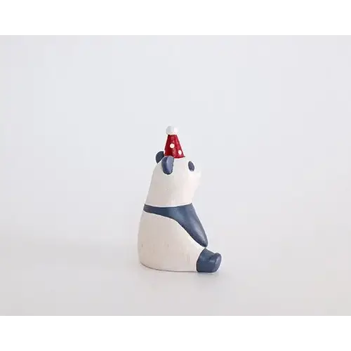 Figurine Panda Adult de Noël - Image 4