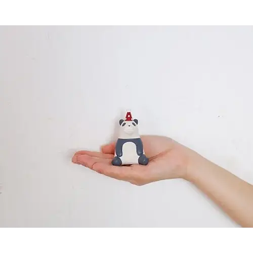 Figurine Panda Adult de Noël - Image 6
