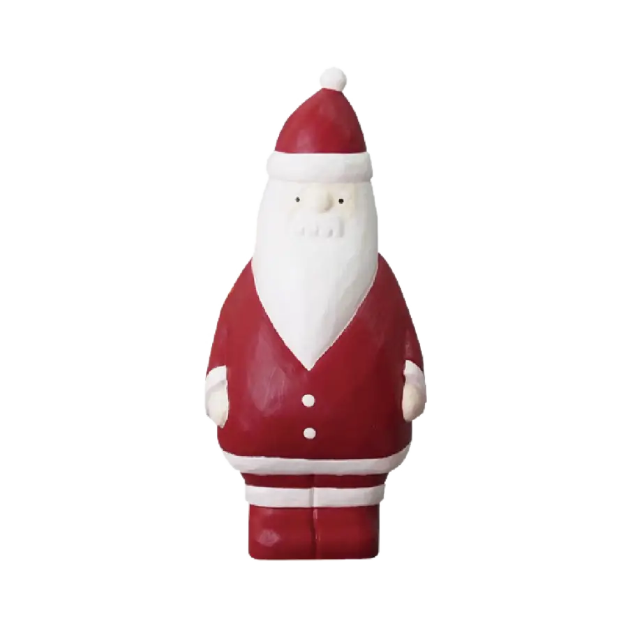 Figurine Père noël en Bois en Bois