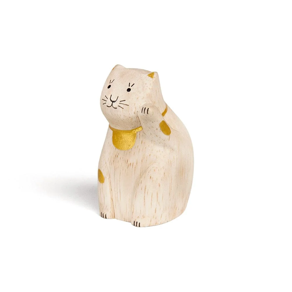 Figurine Porte carte Maneki neko - Edition Or