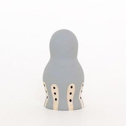 Figurine Poulpe gris en Bois - Image 6