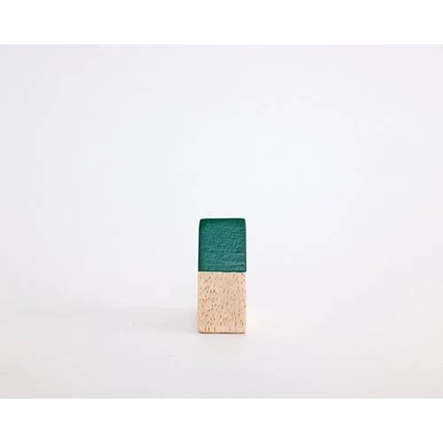 Figurine Sapin Triangulaire de Noël Vert - Image 2