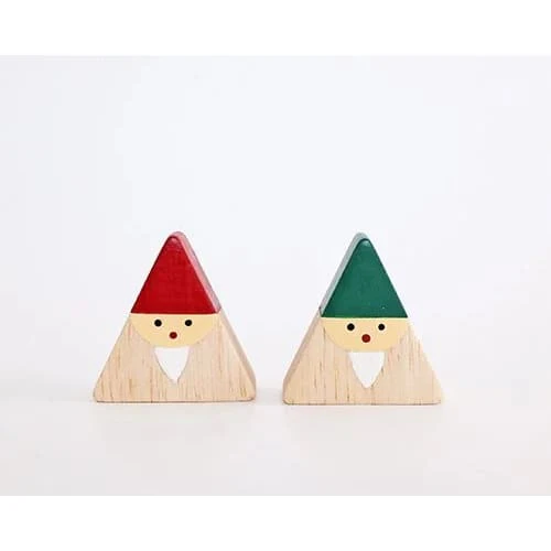 Figurine Sapin Triangulaire de Noël Vert - Image 5