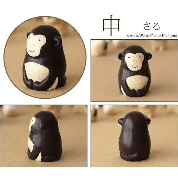 Figurine Singe en Bois | Signe du Zodiaque - Image 3