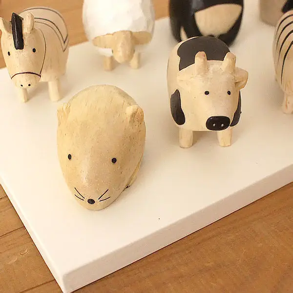 Figurine Souris en Bois | Signe du Zodiaque - Image 3