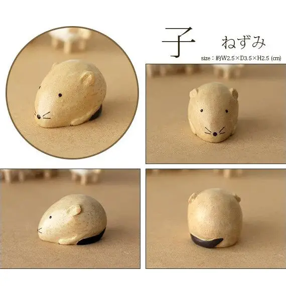 Figurine Souris en Bois | Signe du Zodiaque - Image 4