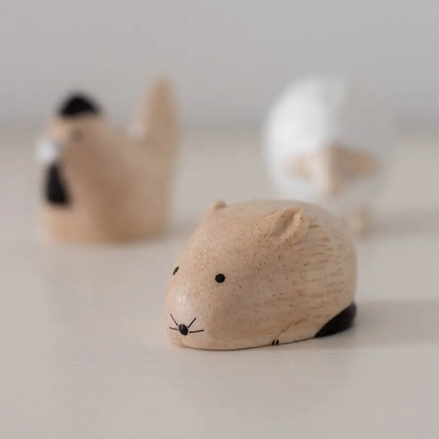 Figurine Souris en Bois | Signe du Zodiaque - Image 8