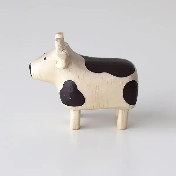Figurine Vache en bois | Signe du Zodiaque - Image 7
