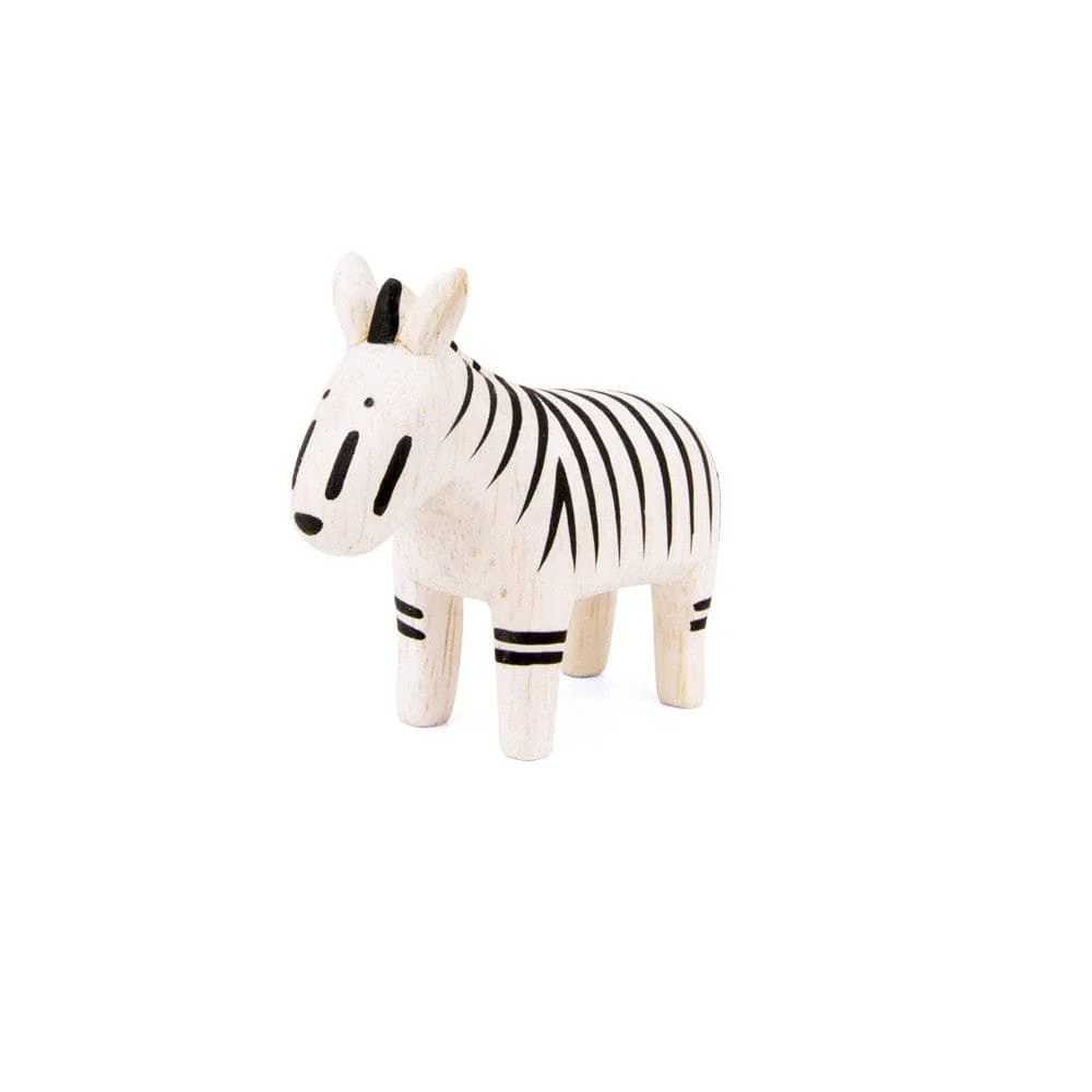 Figurine Zèbre en Bois