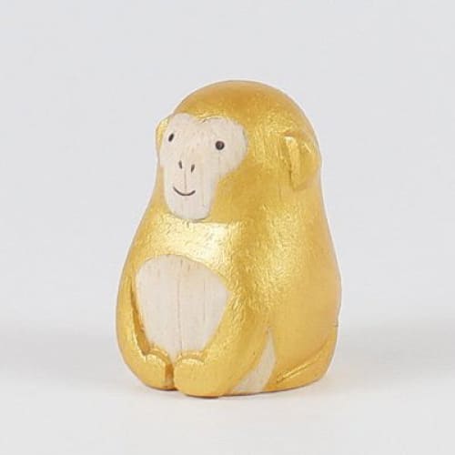 Figurines en bois - Set signes du zodiaque chinois - Or - Image 11