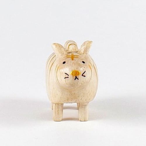 Figurines en bois - Set signes du zodiaque chinois - Or - Image 24