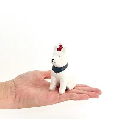 Figurine en bois – Chien Akita – Noël Polepole - Image 5